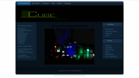 What Cube-event.com website looked like in 2019 (4 years ago)