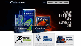 What Calminex.com.br website looked like in 2019 (4 years ago)