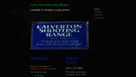 What Calvertonshootingrange.com website looked like in 2019 (4 years ago)