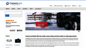 What Cameralensrentals.com website looked like in 2019 (4 years ago)