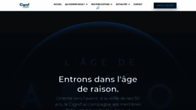 What Cigref.fr website looked like in 2019 (4 years ago)