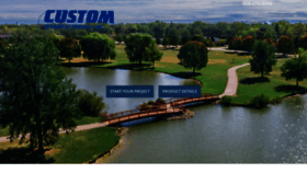 What Custommfginc.com website looked like in 2019 (6 years ago)