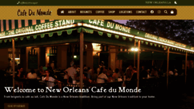 What Cafedumonde.com website looked like in 2019 (4 years ago)