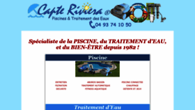 What Capte-riviera.com website looked like in 2019 (4 years ago)