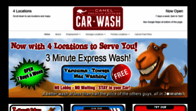 What Camelcarwash.com website looked like in 2019 (4 years ago)