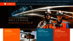 What Codelco.com website looked like in 2019 (4 years ago)