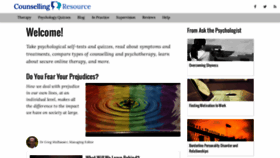 What Counsellingresource.com website looked like in 2019 (4 years ago)