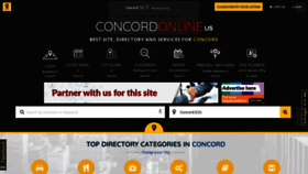 What Concordonline.us website looked like in 2019 (4 years ago)