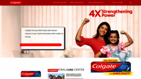 What Colgate.co.in website looked like in 2019 (4 years ago)