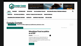 What Contadorcontado.com website looked like in 2019 (4 years ago)