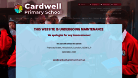 What Cardwellschool.co.uk website looked like in 2019 (4 years ago)