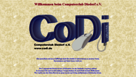 What Codi.de website looked like in 2019 (4 years ago)