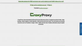 What Cdn.croxyproxy.com website looked like in 2019 (4 years ago)