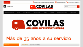 What Covilas.com website looked like in 2019 (4 years ago)