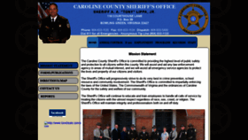 What Carolinesheriff.org website looked like in 2019 (4 years ago)