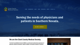 What Clarkcountymedical.org website looked like in 2019 (4 years ago)