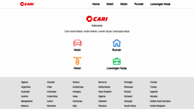 What Cari.co website looked like in 2019 (4 years ago)