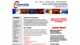 What Crownship.com website looked like in 2019 (4 years ago)