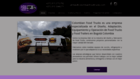 What Colombianfoodtrucks.com website looked like in 2019 (4 years ago)