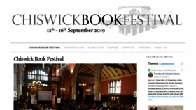 What Chiswickbookfestival.net website looked like in 2019 (4 years ago)