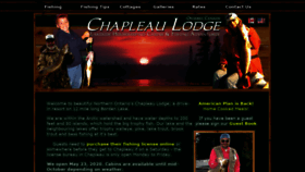 What Chapleaulodge.com website looked like in 2019 (4 years ago)