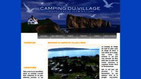 What Campingduvillage.com website looked like in 2019 (4 years ago)