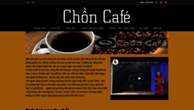 What Choncafe.com website looked like in 2019 (4 years ago)