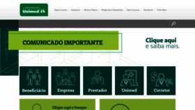 What Centralnacionalunimed.com.br website looked like in 2019 (4 years ago)
