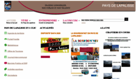 What Cc-paysdelapalisse.fr website looked like in 2019 (4 years ago)