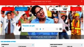 What Camo-emploi.fr website looked like in 2019 (4 years ago)