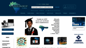 What Cursosonlinesp.com.br website looked like in 2019 (4 years ago)