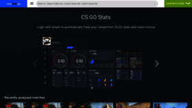 What Csgostats.gg website looked like in 2019 (4 years ago)