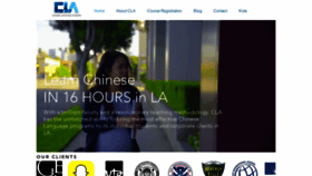 What Chineseacademyla.com website looked like in 2019 (4 years ago)