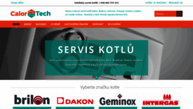 What Calortech.cz website looked like in 2019 (5 years ago)