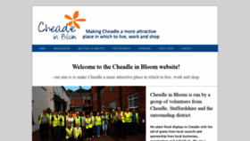 What Cheadleinbloom.co.uk website looked like in 2019 (4 years ago)