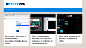What Cybervpm.com website looked like in 2019 (4 years ago)