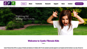 What Cfkids.org.uk website looked like in 2019 (4 years ago)