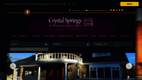 What Crystalspringsbandb.com website looked like in 2019 (4 years ago)