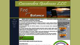 What Cassandrascounseling.com website looked like in 2019 (4 years ago)