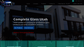 What Completeglassutah.com website looked like in 2019 (4 years ago)