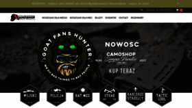 What Camoshop.pl website looked like in 2019 (4 years ago)