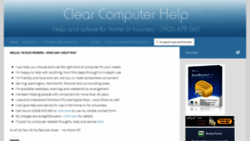 What Clearcomputerhelp.co.uk website looked like in 2019 (4 years ago)