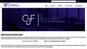 What Cjf.gob.mx website looked like in 2019 (4 years ago)