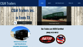 What Candmtrailers.com website looked like in 2019 (6 years ago)