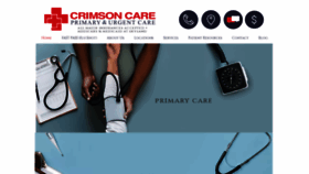 What Crimsoncare.com website looked like in 2019 (4 years ago)