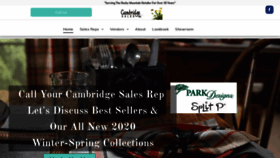 What Cambridgesalesinc.com website looked like in 2019 (4 years ago)