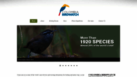 What Colombiabirdwatch.com website looked like in 2019 (4 years ago)