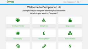 What Compear.co.uk website looked like in 2019 (4 years ago)