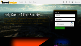 What Crowdfreedom.com website looked like in 2019 (4 years ago)