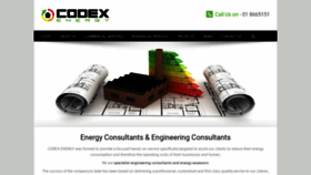 What Codexenergy.ie website looked like in 2019 (4 years ago)